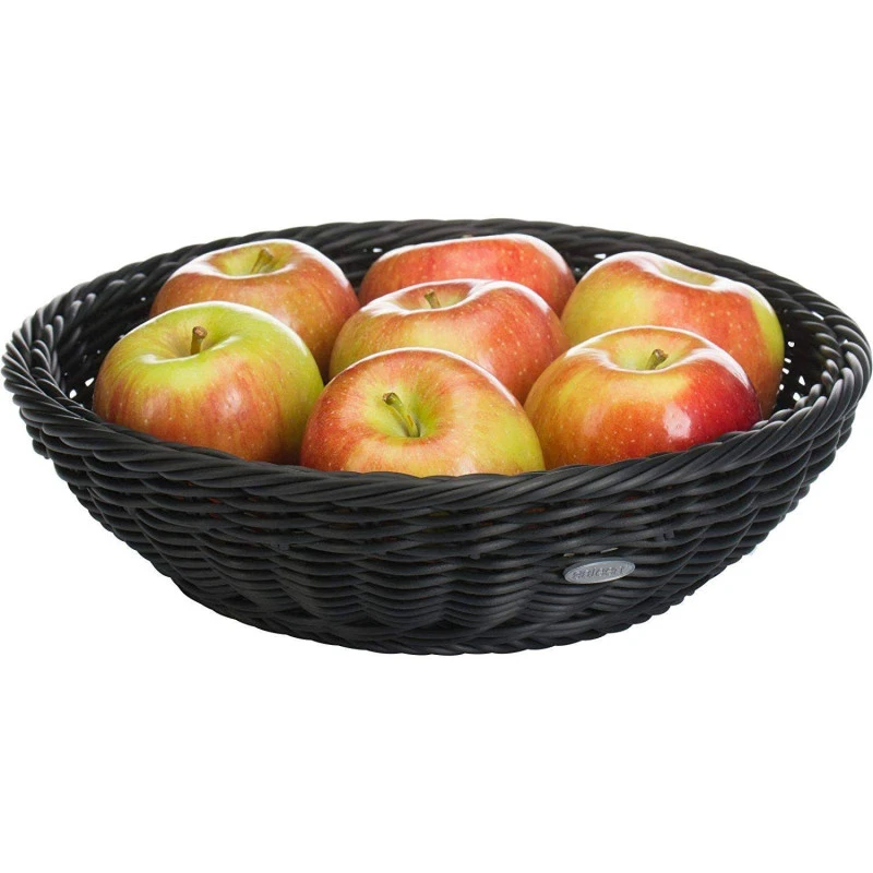 Corbeille à Pain Fruits Tressé Ronde Westmark D29 Noir 6 Corbeille à Pain Fruits Tressé Ronde Westmark D29 Noir – Image 6