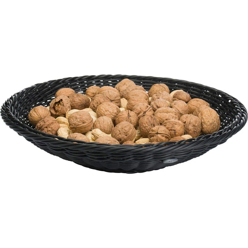 Corbeille à Pain Fruits Tressé Ronde Westmark D38 Noir SC 6 Corbeille à Pain Fruits Tressé Ronde Westmark D38 Noir SC – Image 6