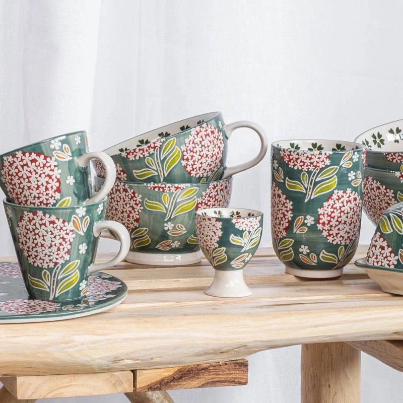 COTTAGE Coffret 4 Déjeuners 15 Cm En Grès TABLE PASSION 6 COTTAGE Coffret 4 Déjeuners 15 Cm En Grès TABLE PASSION – Image 6