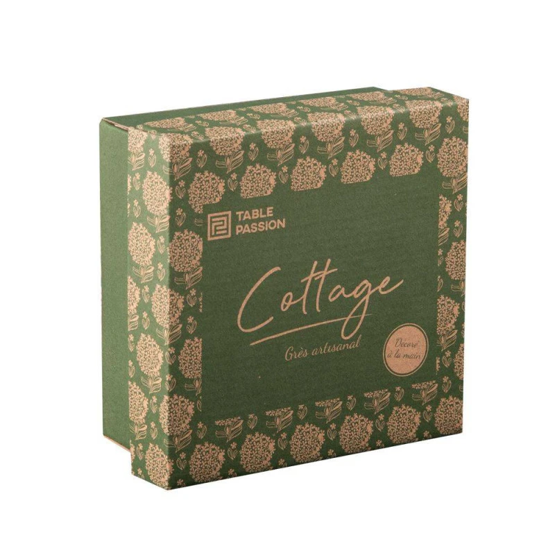 COTTAGE Coffret 4 Déjeuners 15 Cm En Grès TABLE PASSION 7 COTTAGE Coffret 4 Déjeuners 15 Cm En Grès TABLE PASSION – Image 7