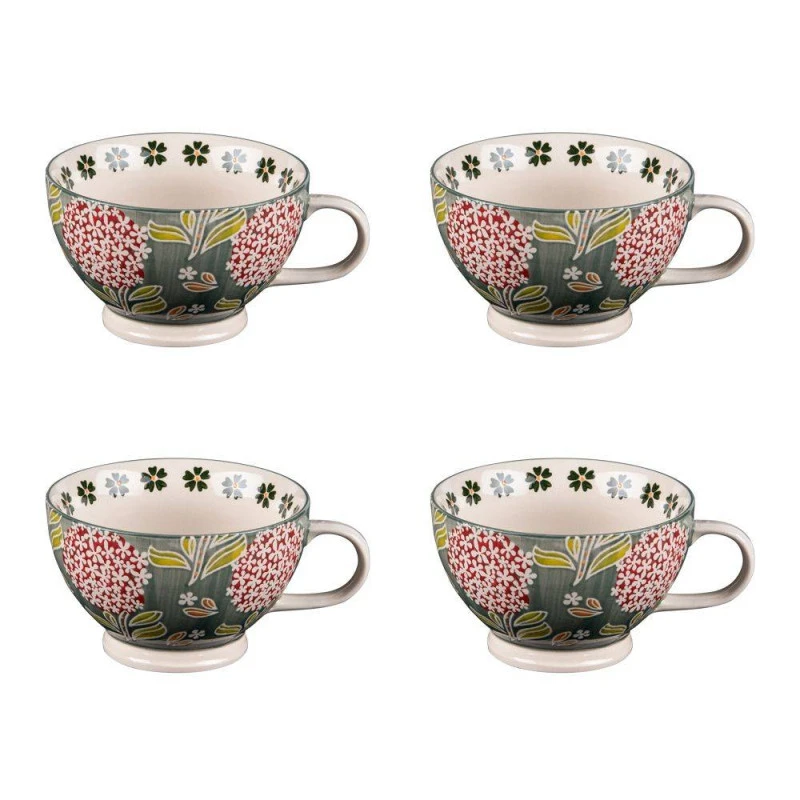 COTTAGE Coffret 4 Déjeuners 15 Cm En Grès TABLE PASSION 1 COTTAGE Coffret 4 Déjeuners 15 Cm En Grès TABLE PASSION