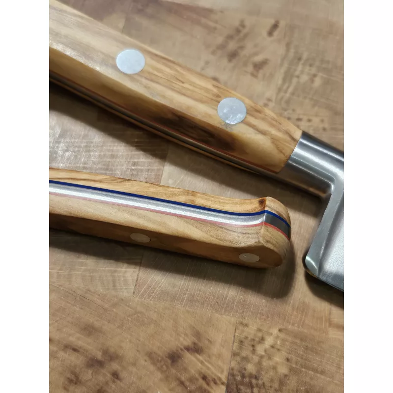 Couteau Chef 20 Cm BBR Manche Bois D'Olivier FISCHER 8 Couteau Chef 20 Cm BBR Manche Bois D'Olivier FISCHER – Image 8