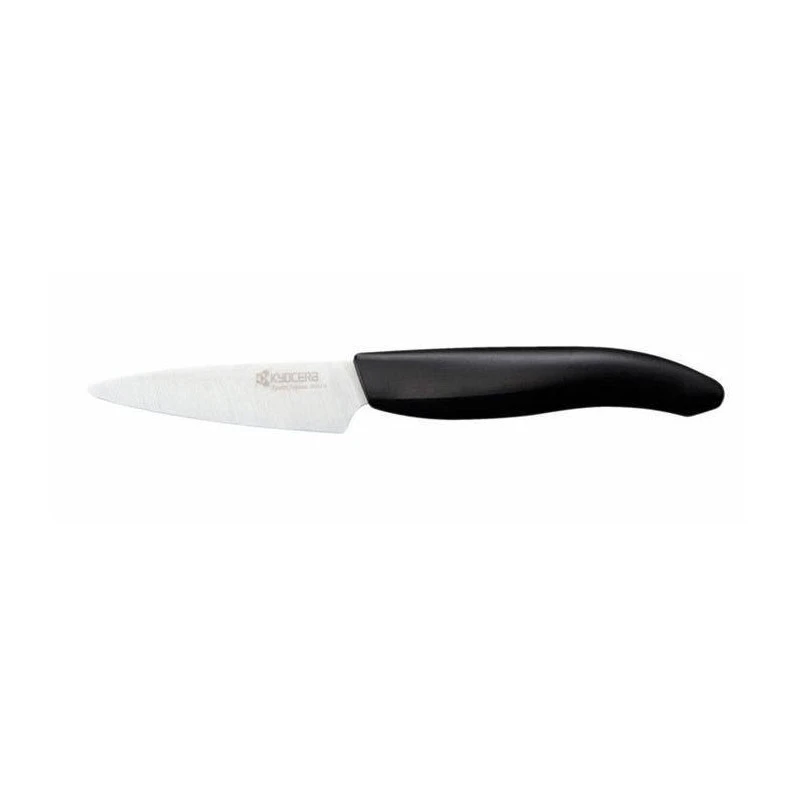 Couteau Office Céramique Lame Blanche 7.5 Cm KYOCERA Manche Noir 1 Couteau Office Céramique Lame Blanche 7.5 Cm KYOCERA Manche Noir