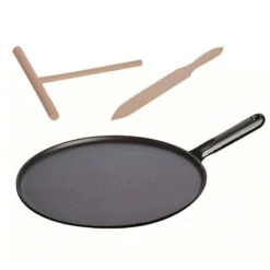CREPIERE Bretonne à Petit Rebord Poêle à Crêpes En Fonte émaillée STAUB D30 -Peugeot Boutique crepiere bretonne a petit rebord poele a crepes en fonte emaillee staub d30 2