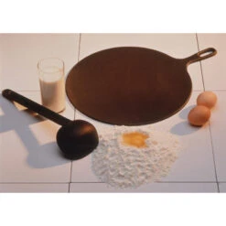 CREPIERE Poêle à Crêpes Plate En Fonte émaillée INVICTA D32 -Peugeot Boutique crepiere poele a crepes plate en fonte emaillee invicta d32 3