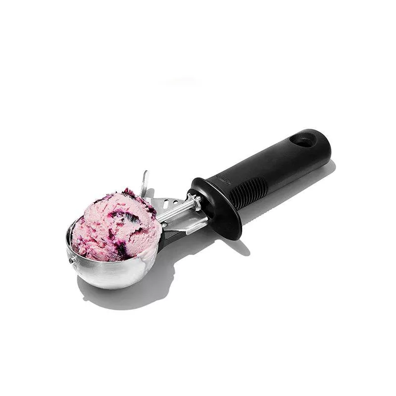 Cuillère à Glace à Gâchette Mécanique Inox OXO 16 Cuillère à Glace à Gâchette Mécanique Inox OXO – Image 16