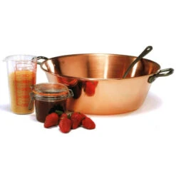 CUIVRE Bassine à Confiture D40 ép. 2mm 12 L