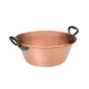 CUIVRE Massif Bassine à Confiture ép. 1.2 Mm D26