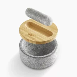 DASH Pilon Et Mortier Granit Avec Couvercle Bambou Joseph Joseph -Peugeot Boutique dash pilon et mortier avec couvercle bambou joseph joseph 6