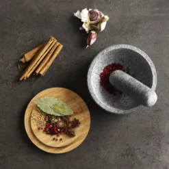 DASH Pilon Et Mortier Granit Avec Couvercle Bambou Joseph Joseph -Peugeot Boutique dash pilon et mortier avec couvercle bambou joseph joseph 7