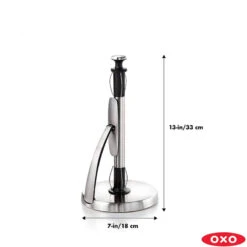 Dérouleur Simply Tear Dévidoir Essuie-Tout Acier Brossé OXO 17 Dérouleur Simply Tear Dévidoir Essuie-Tout Acier Brossé OXO -Peugeot Boutique derouleur simply tear devidoir essuie tout acier brosse oxo 7