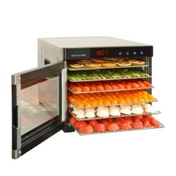 Déshydrateur électrique 6 Plateaux Kitchenchef SECCO 6 PRO INOX