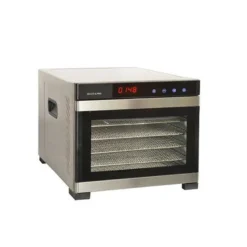 Déshydrateur électrique 6 Plateaux Kitchenchef SECCO 6 PRO INOX -Peugeot Boutique deshydrateur electrique 6 plateaux kitchenchef secco 6 pro inox 6