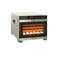 Déshydrateur électrique 6 Plateaux Kitchenchef SECCO 6 PRO INOX -Peugeot Boutique deshydrateur electrique 6 plateaux kitchenchef secco 6 pro inox 7