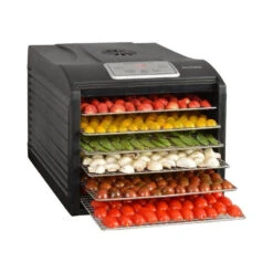 Déshydrateur électrique 6 Plateaux Kitchenchef SECCO Noir