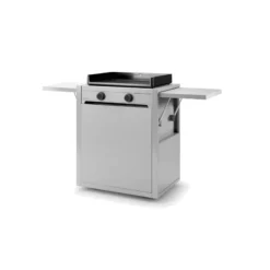 Desserte De Cuisine Chariot Fermé MODERN Plancha Inox Forge Adour 60