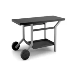 Desserte De Cuisine Table Roulante Acier Gris Et Noir Forge Adour -Peugeot Boutique desserte de cuisine table roulante acier gris et noir forge adour 2