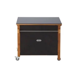 Desserte Plancha Mobile En Bois + Table Noire EMILE ENO -Peugeot Boutique desserte plancha mobile en bois table noire emile eno 13
