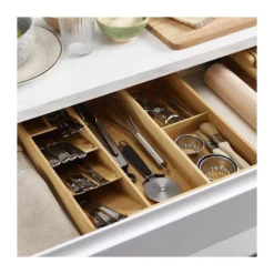 Drawer Store Bamboo Organisateur Extensible De Couverts, D'ustensiles Et D'accessoires Joseph Joseph -Peugeot Boutique drawer store bamboo organisateur extensible de couverts d ustensiles et d accessoires joseph joseph 12
