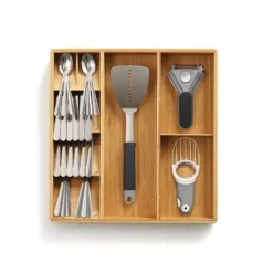 Drawer Store Bamboo Organisateur Extensible De Couverts, D'ustensiles Et D'accessoires Joseph Joseph
