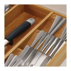 Drawer Store Bamboo Organisateur Extensible De Couverts, D'ustensiles Et D'accessoires Joseph Joseph -Peugeot Boutique drawer store bamboo organisateur extensible de couverts d ustensiles et d accessoires joseph joseph 3