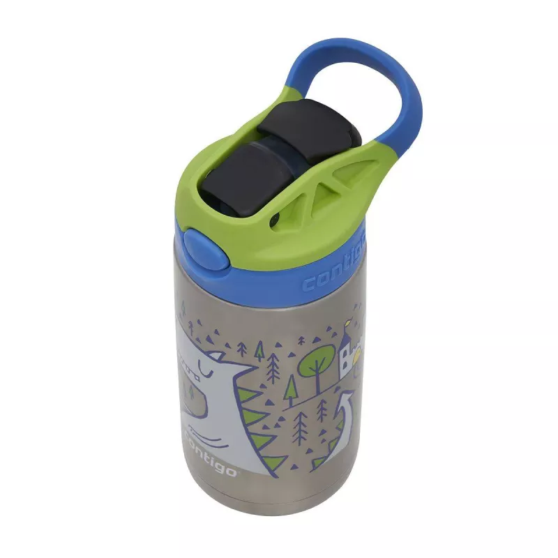 EASY CLEAN Gourde à Eau Isotherme Pour Enfant Autospout CONTIGO 380 Ml Dragon 14 EASY CLEAN Gourde à Eau Isotherme Pour Enfant Autospout CONTIGO 380 Ml Dragon – Image 14