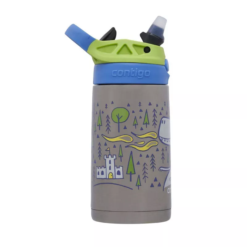 EASY CLEAN Gourde à Eau Isotherme Pour Enfant Autospout CONTIGO 380 Ml Dragon 6 EASY CLEAN Gourde à Eau Isotherme Pour Enfant Autospout CONTIGO 380 Ml Dragon – Image 6