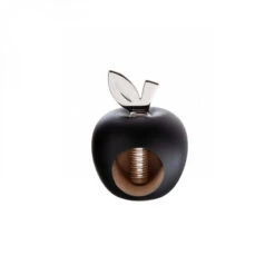 EDEN Casse Noix Bugatti Noir Mat Tige Chromée