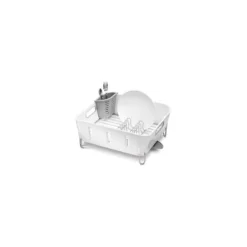 Egouttoir à Vaisselle Compact Plastique Simplehuman BLANC -Peugeot Boutique egouttoir a vaisselle compact plastique simplehuman blanc 5