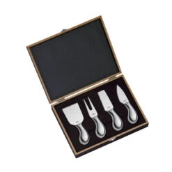 Ensemble De 4 Couteaux Fromage Inox Cilio Coffret Cadeau