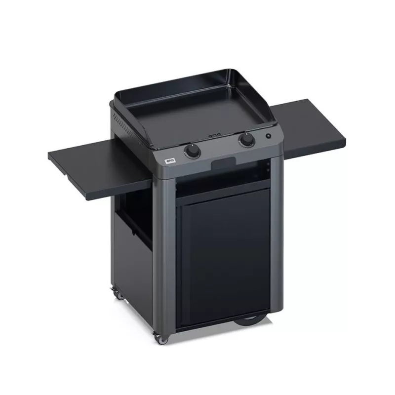 Ensemble Plancha Gaz Fonte Et Chariot Combo Fusion ENO 60 Gris Cargo Nouveau Modèle 2 Ensemble Plancha Gaz Fonte Et Chariot Combo Fusion ENO 60 Gris Cargo Nouveau Modèle – Image 2
