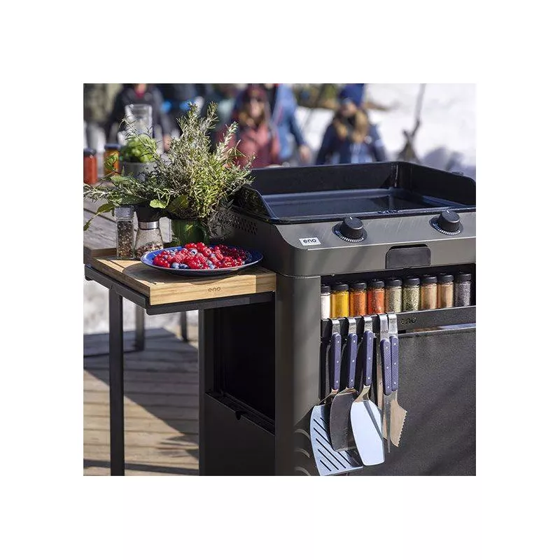 Ensemble Plancha Gaz Fonte Et Chariot Combo Fusion ENO 60 Gris Cargo Nouveau Modèle 8 Ensemble Plancha Gaz Fonte Et Chariot Combo Fusion ENO 60 Gris Cargo Nouveau Modèle – Image 8