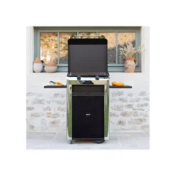 Ensemble Plancha Gaz Fonte Et Chariot Combo Fusion ENO 60 Inox Nouveau Modèle -Peugeot Boutique ensemble plancha gaz fonte et chariot combo fusion eno 60 inox nouveau modele 8
