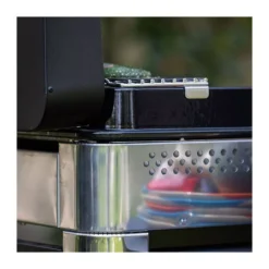 Ensemble Plancha Gaz Fonte Et Chariot Combo Fusion ENO 75 Inox -Peugeot Boutique ensemble plancha gaz fonte et chariot combo fusion eno 75 inox 3