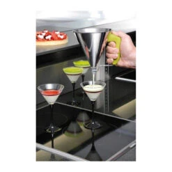 Entonnoir à Piston Sur Support Ménage KWIK De Buyer Orange -Peugeot Boutique entonnoir a piston sur support menage kwik de buyer orange 5