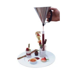 Entonnoir à Piston Sur Support Ménage KWIK De Buyer Rouge -Peugeot Boutique entonnoir a piston sur support menage kwik de buyer rouge 7