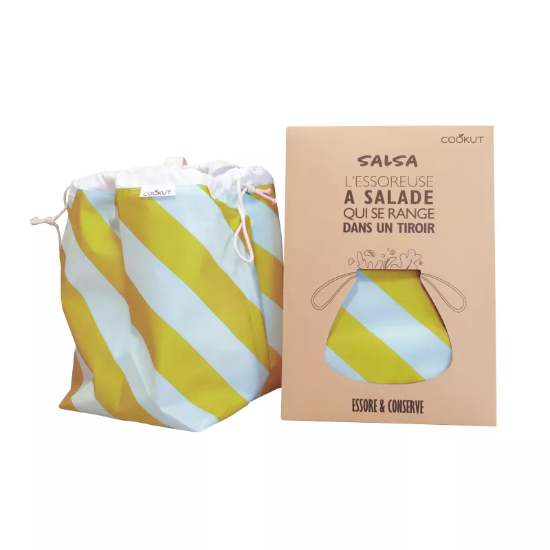 Essoreuse à Salade Compacte Cookut Jaune 3 Essoreuse à Salade Compacte Cookut Jaune – Image 3