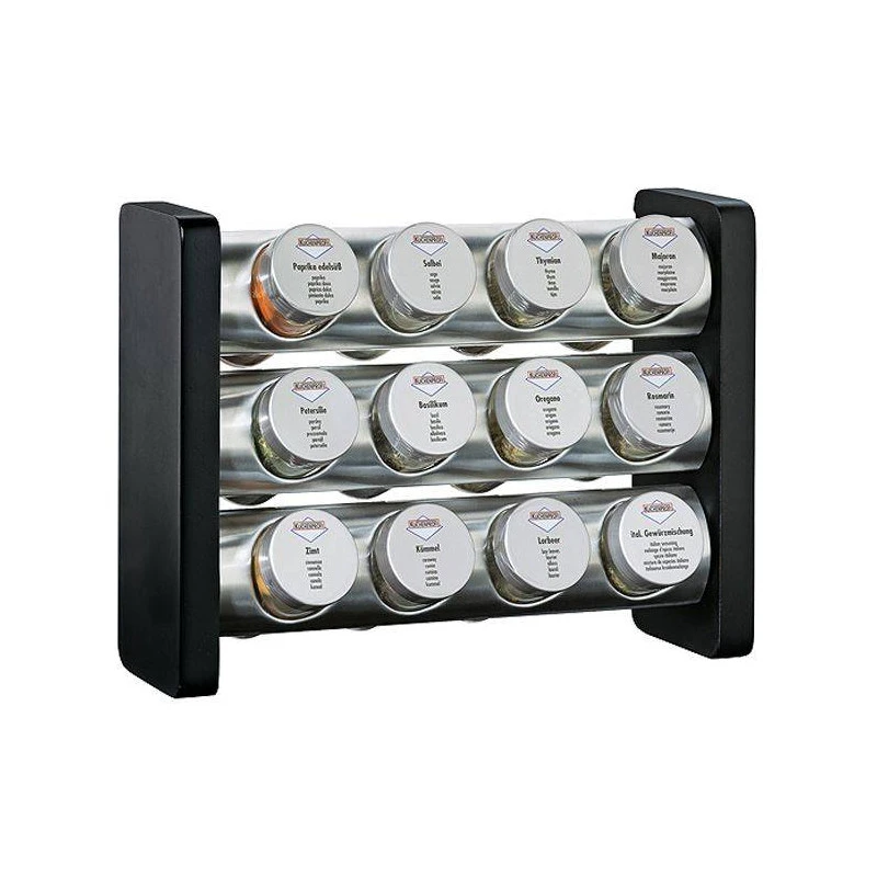 Etagère 12 épices Base Bois KUCHENPROFI 2 Etagère 12 épices Base Bois KUCHENPROFI – Image 2
