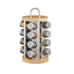 Etagère Caroussel 16 épices Base Bois KUCHENPROFI