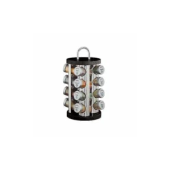 Etagère Caroussel 16 épices Base Bois KUCHENPROFI Noir