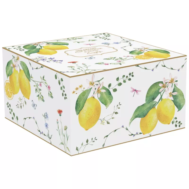 EASY LIFE FLEURS Et CITRONS Coffret Déjeuner 40 Cl En Porcelaine 3 EASY LIFE FLEURS Et CITRONS Coffret Déjeuner 40 Cl En Porcelaine – Image 3