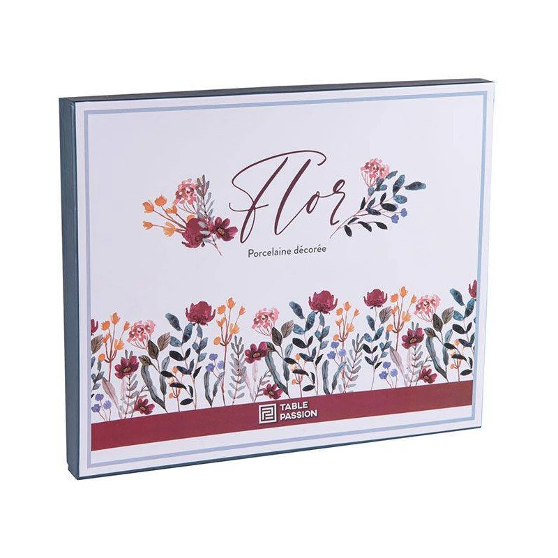 FLOR Plat De Service Tarte Gâteaux D31 Cm Avec Pelle Porcelaine TABLE PASSION 3 FLOR Plat De Service Tarte Gâteaux D31 Cm Avec Pelle Porcelaine TABLE PASSION – Image 3