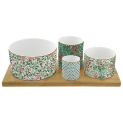 EASY LIFE FLORAL FANTAISY Set Apéritif 4 Coupelles En Porcelaine 10 EASY LIFE FLORAL FANTAISY Set Apéritif 4 Coupelles En Porcelaine -Peugeot Boutique floral fantaisy set aperitif 4 coupelles en porcelaine 4