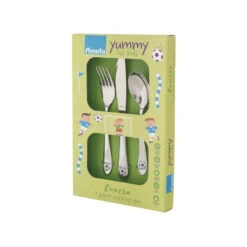 FOOTIE Set De 3 Couverts Enfant En Inox Amefa -Peugeot Boutique footie set de 3 couverts enfant en inox amefa 2