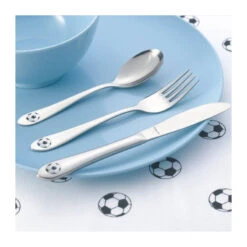 FOOTIE Set De 3 Couverts Enfant En Inox Amefa -Peugeot Boutique footie set de 3 couverts enfant en inox amefa 4