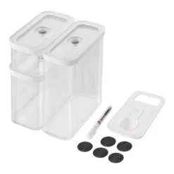 FRESH & SAVE CUBE Set De 6 Boîtes Hermétique Plastique Sous-Vide Zwilling Tailles M, M2 Et M3 Insert Et étiquettes -Peugeot Boutique fresh save cube set de 6 boites plastique sousvide zwilling tailles m m2 et m3 insert et etiquettes p 9