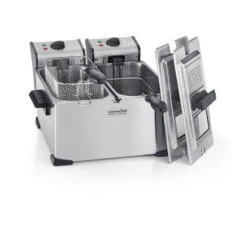 Friteuse électrique Type Pro Inox 2 Cuves KitchenChef