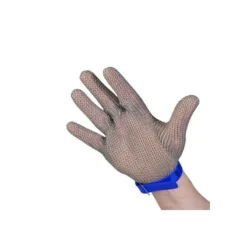 Gant De Protection Cotte De Maille Ambidextre FISCHER Taille L Bleu