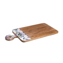 GARDEN Planche à Découper Tapas Apéro Tapas Plateau Fromage En Manguier Rectangle TABLE PASSION