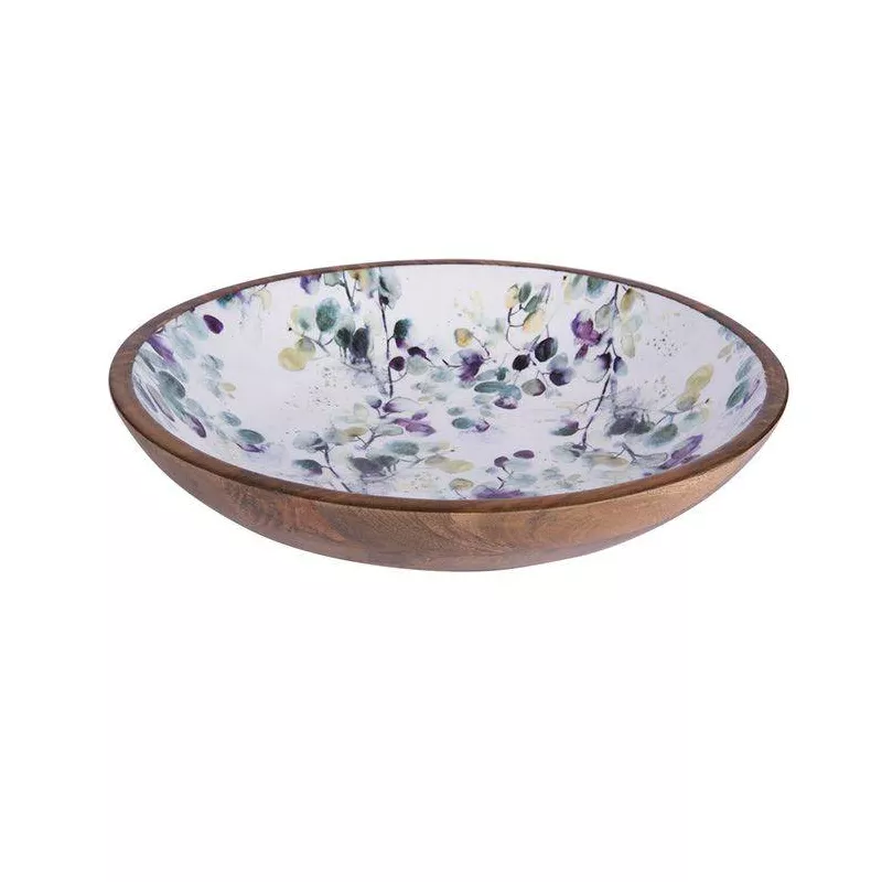 GARDEN Saladier Coupe En Manguier Et Intérieur émaillé D44 TABLE PASSION 2 GARDEN Saladier Coupe En Manguier Et Intérieur émaillé D44 TABLE PASSION – Image 2